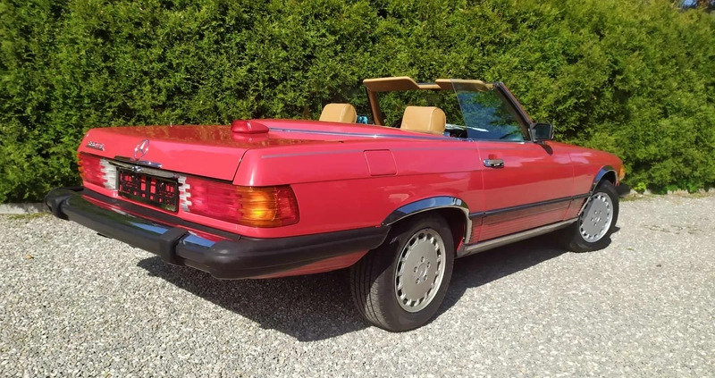 Mercedes-Benz SL cena 139000 przebieg: 111000, rok produkcji 1987 z Ogrodzieniec małe 781